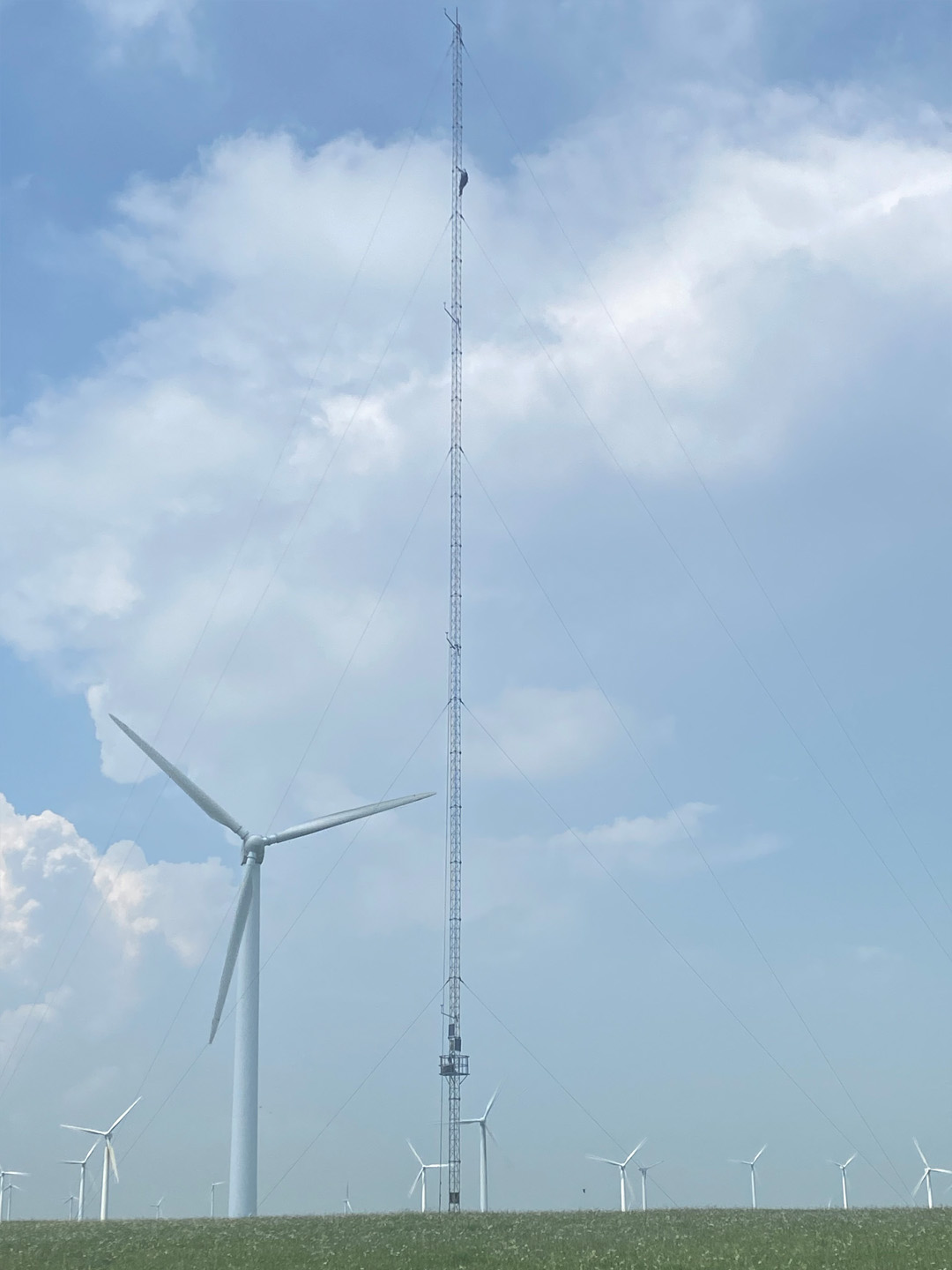 風電場測風塔 